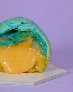 Salted egg lava mochi