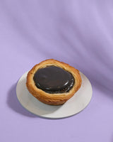 Black sesame lava tart