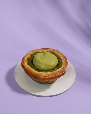 Mocha Lava Mochi Tart